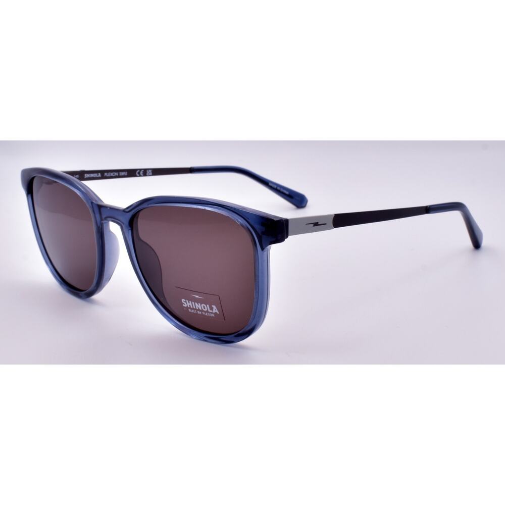 Shinola by Flexon SH3701S 413 Sunglasses 52-19-145 Crystal Insignia Blue